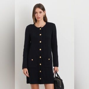 ALEX MILL NWT Paris sweater dress black size large